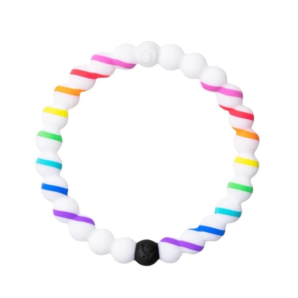 LOKAI XL Unisex Pride Bracelet - Rainbow and White NWT - Picture 4 of 14